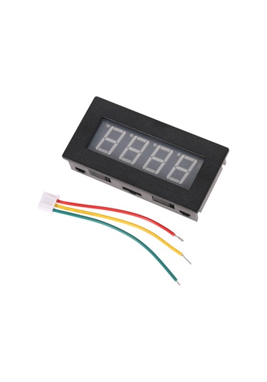 Yüksek Hassasiyet 0.56" 4 Led Dijital Frekans Takometre Araç Motor Hız Ölçer Rpm Ölçüm Test Cihazı 5-9999d/k Dc 8-15v