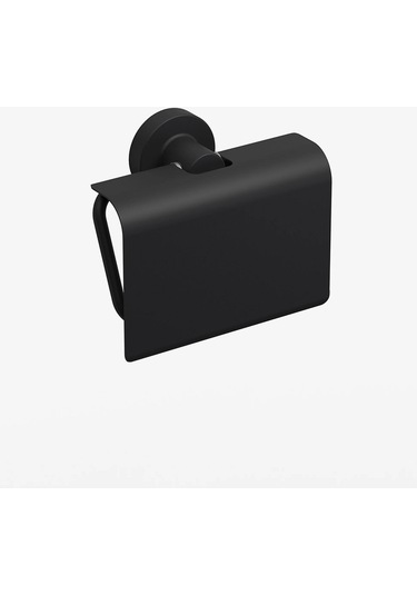 Tecno Black Tuvalet Kağıtlık - Mat Siyah Mat Siyah