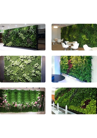 Jeehugo 18 Cebelli Duvar Tipi Bitki Yetiştirme Çantası - Növen Kumaş, Konforlu, Iç/dis Bahçe, Bitki Duvarı Oluşturucu