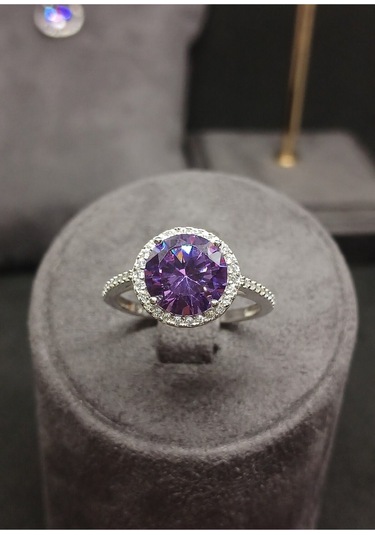 Elmas Kesim Taşlı Gümüş Takı Seti - Kolye Ucu, Küpe Ve Yüzük Gümüş