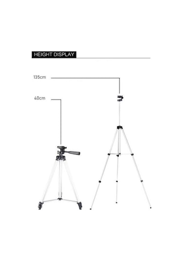 Sony Telefonlar Için Tripod 135Cm Telefon Tutucu