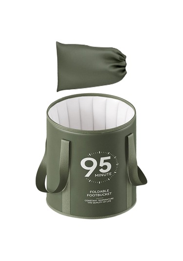 Dolıty Katlanabilir Ayak Havzası Islatma Spa Kovası Yeşil