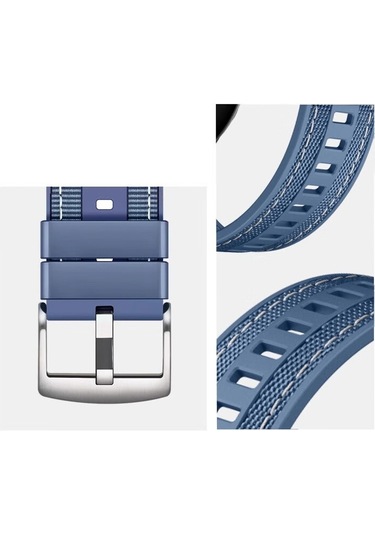 Huawei Watch Gt 5 Uyumlu Hgea Krd-128 Silikon Kordon-mavi