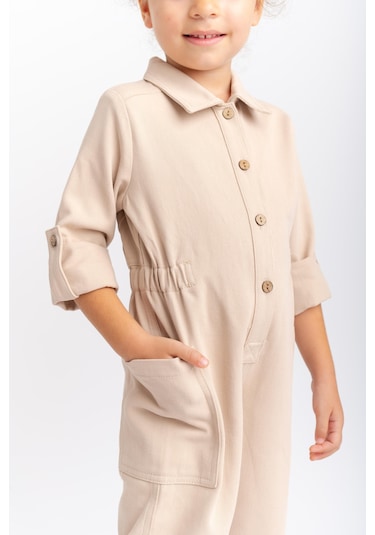 Cigit Gabardin Tulum 2-7 Yaş Bej Bej