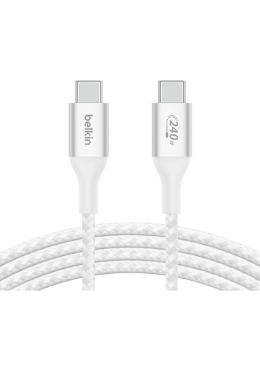 Belkin CAB015BT1MWH Boostcharge USB-C To USB-C 240 W Güç Kablosu 1 M