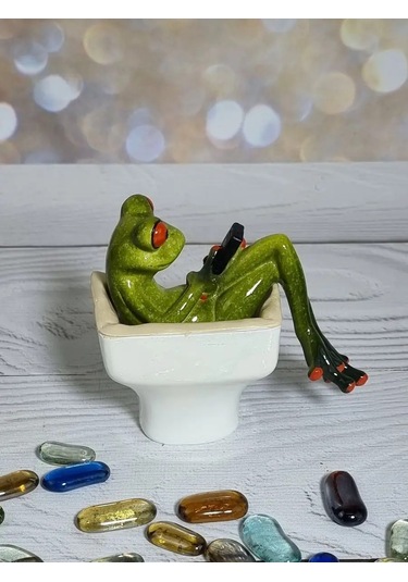 Podarok52 Kurbağa Figürlü, İç Dekor Süveniri 171369247