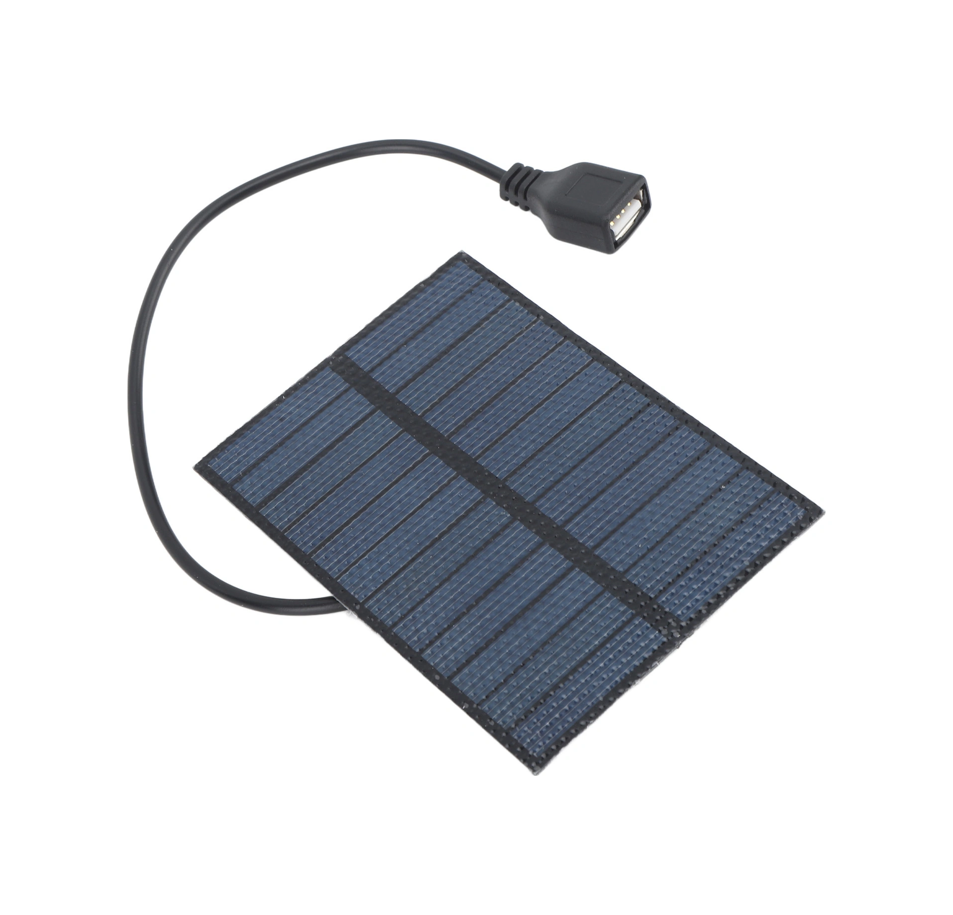 Geeroyoo 3w 5v Usb Çok Kristal Güneş Paneli - Taşınabilir Dış Mekan Şarj Cihazı Geri Çekim Yok - Ip67 Su Geçirmez