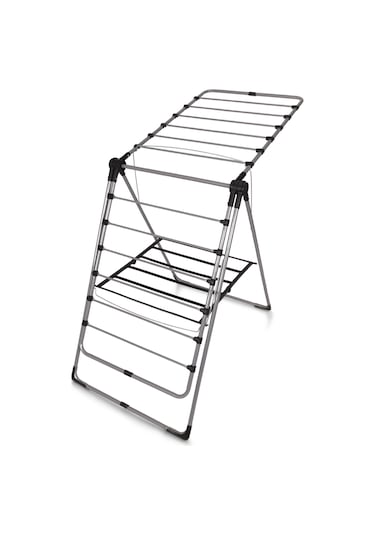 Perilla Hely Ütü Masası İronika Extra Kalın Borulu Kurutmalık Set Antrasit