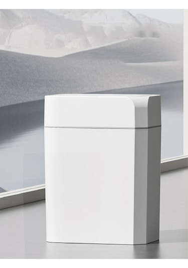 Otomatik Sensörlü Çöp Kovası Beyaz 18 Lt 4147-02 Beyaz