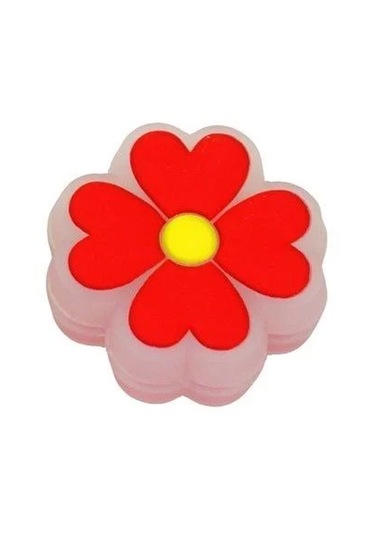 Pros Pro Kırmızı Çiçek Figürü Tekli Titreşim Önleyici H194rd