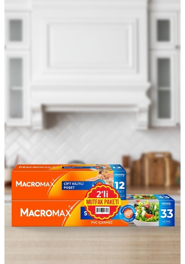 2li Mutfak Paketi Çift Kilitli+33m Streç