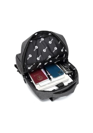 Lecoo BG01 15 - 15.9 inç Laptop Bölmeli Çok Fonksiyonlu Sırt Çantası