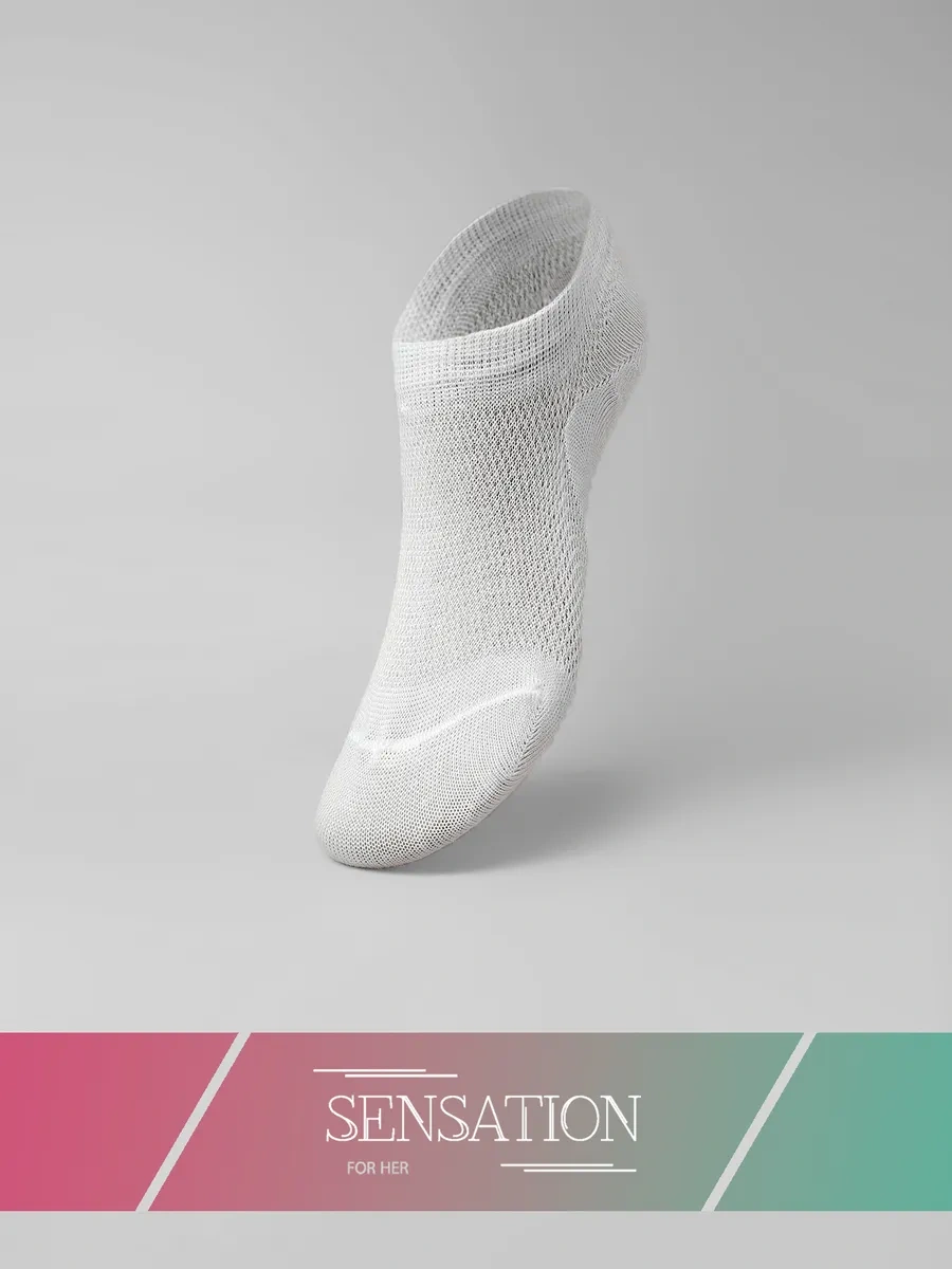 Parmanera Kısa Çorap Seti 10 Çift Yazlık 225634430 Beyaz