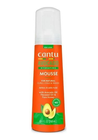 Cantu Avocado Hydrating Kıvırcık Ve Dalgalı Saçlar İçin Nemlendirici Şekillendirici Saç Köpüğü 248 Ml