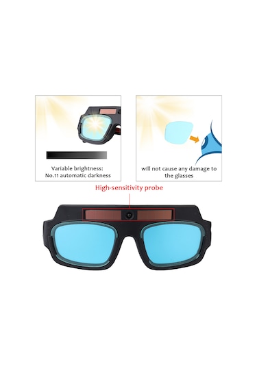 Maiyame Profesyonel Kaynak Gözlüğü - Uv Koruma, Otomatik Kararma, Hafif Ve Konforlu