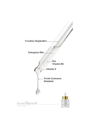 Insane Naturale Tırnak Bakım Serum 20 ML