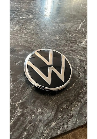 Vw Taigo 2021-2024 Ön Panjur Arması Klipsli Piano Black Logo 5h0 853 601 D