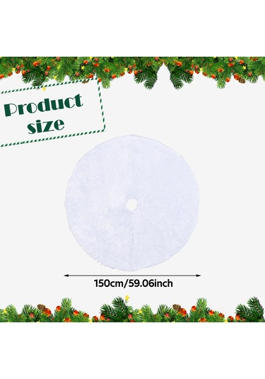 Suntek Yatak Odası Ev Kapısı İçin Peluş Yılbaşı Ağacı 150 Cm