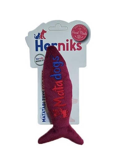 Herniks Sesli Peluş Kumaş Köpek Oyuncağı Fishy 14 CM