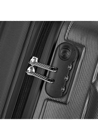 Wexta Wx-300 Anatolya Serisi Siyah Orta Boy Valiz Siyah