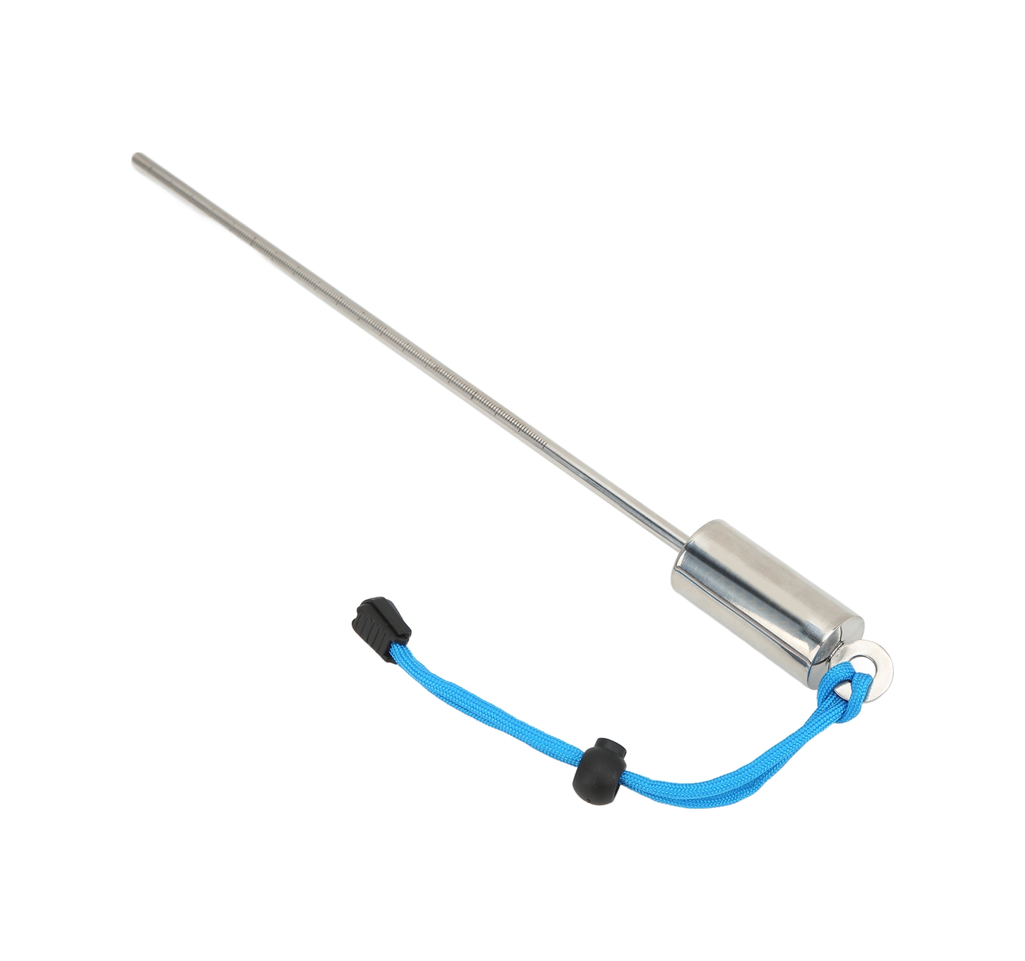 Vkemall Stainless Steel Su Altı Dalış Çubuğu 30cm - Ölçülü, Sesli, El Teli İle Pembe - Derin Deniz Gözlem Aracı Pembe