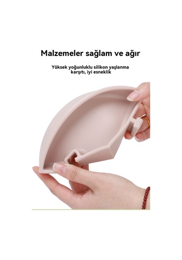 Jianfan Bölmeli Silikon Mama Tabağı Ve Birleşebilir Kase Bebek Beslenme Seti Mavi Kayı Diğer