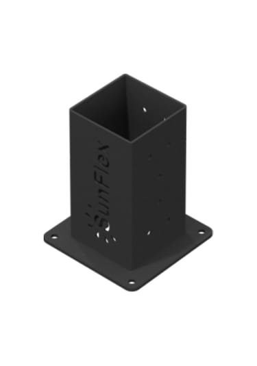 9 X 9 Ahşap Kolonlar Için Uniflex Pergola Yer Ve Duvar Braket