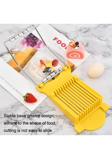 Pazly Cbtx Ja-958 Öğle Yemeği Et Jambon Dilimleme Ev Meyve Kesici Muz Ve Dilimleme Mutfak Yumurta Kesici Sarı Sarı