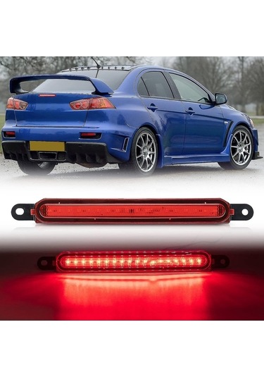 Ebitda Mitsubishi Lancer Evo X 2008-2016 Kırmızı Fren Lambası Led, Kaliteli Aydınlatma