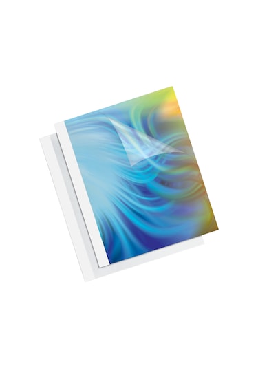 Mühlen Deckel Isısal Cilt Kapakları A4 Beyaz 6 Mm 1 Koli 100 Adet