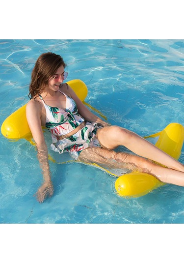 Geeksen Mavi Ağlı Yatma Koltuk - Yüksek Kalite Havlu Sandalye, Yüzme Havuzu Ve Plaj İçin Kollapsibl, Konforlu Omuz Desteği, 200kg Yük Kapasitesi Koyu Mavi