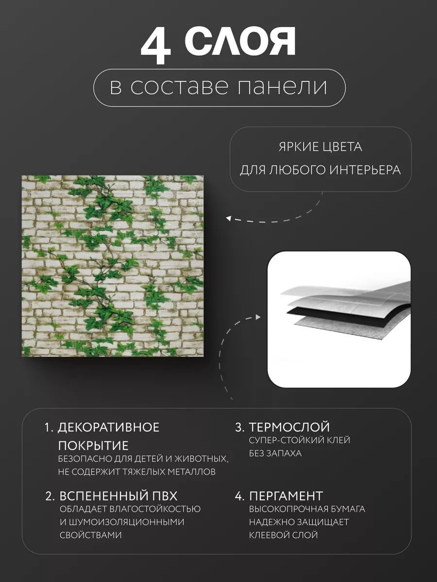 Dla Vas Kendinden Yapışkanlı Duvar Panelleri 70 X 77 250224254