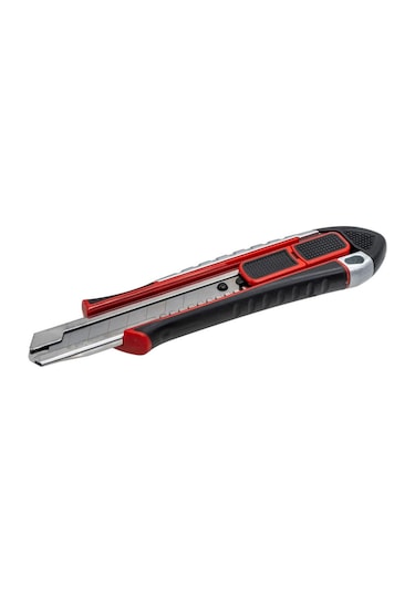 İzeltaş Pro Metal Gövde Emniyetli Oto.kilitli Maket Bıçağı 18 Mm