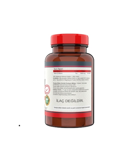 Nevfix Biotin 5000 Mcg 120 Tablet X 2 Kutu 240 Tablet