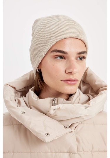 DeFacto Kadın Triko Basic Düz Kışlık Bere R7545AZ24WNBG247