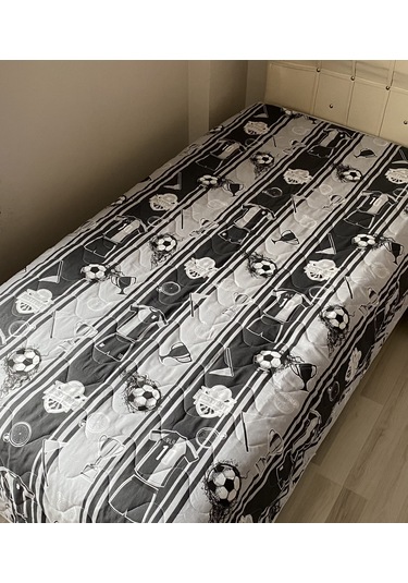 Kapitoneli Tek Kişilik Çok Amaçlı Örtü (Pike) - 160x230 cm