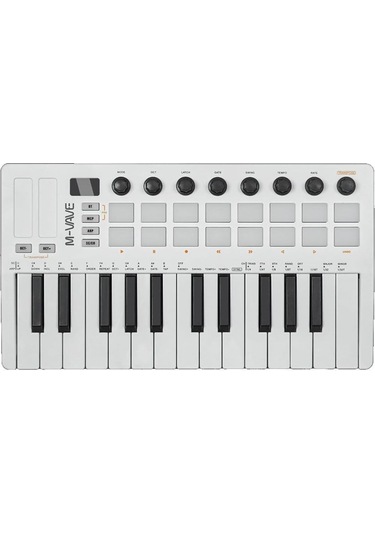 M-vave Smk 25 Mkıı Wireless Bt Midi Keyboard Controller