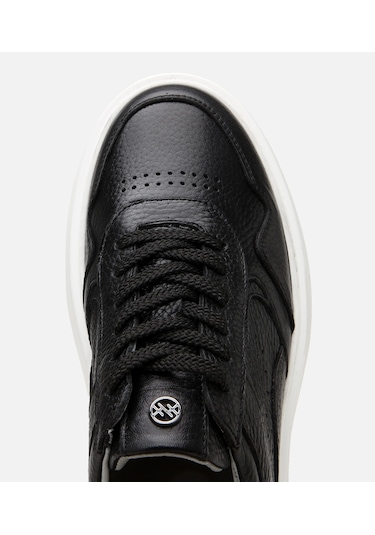 Hotiç Erkek Deri Siyah Yüksek Tabanlı Spor Ayakkabı 02ayh305900a100 Siyah-black Siyah