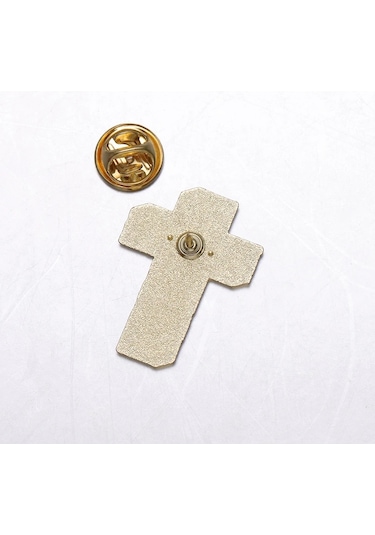 Jesus Christianity Emaye Iğneler Retro Vintage Yafel Rozet Broş Toptan Metal Style 2 Style 2