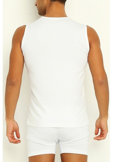 Yıldız 74 Erkek Modal Atlet Beyaz