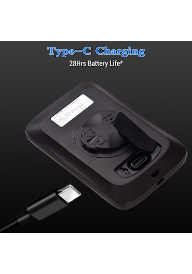 Bisiklet Bilgisayarı Gps Kablosuz Su Geçirmez Ant+ Sensörü Ve Bt 2.3 İnç Yükseklik Gradyan Kalp Atış Hızı Uyumlu Strava App Bisiklet Bilgisayarı Siyah