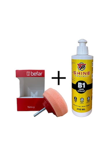 Befar Far Temizleme Süngeri ve 250ml Çizik  Pasta