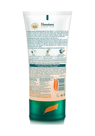 Himalaya Kayısılı Peeling Etkili Hassas Yüz Yıkama Jeli 150 ML