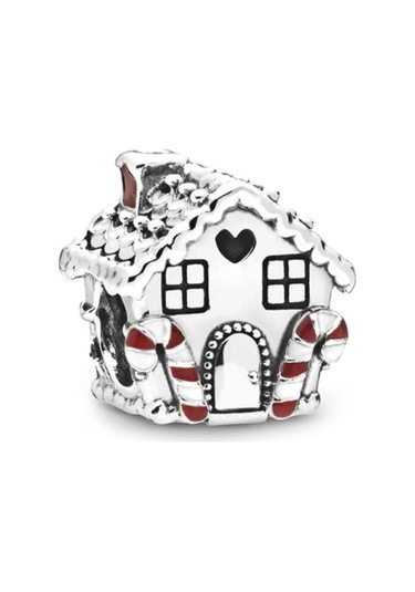 Nur Silver Yıl Başı Ağacı Ev Gümüş Charm Nur-bl12400