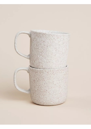 Sl Home Çay Ve Kahve Kupaları 2 Adet 280 Ml, Seramik Hediye 237894715 Beyaz