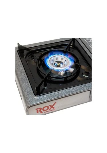 Rox Camping 0103 Tekli Portatif Kamp Ocak Ekstra Gaz  Girişli