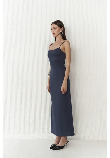 Ferry Lacivert Basic Elbise Lacivert