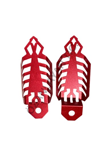 Motosiklet Universal Amortisör Koruyucu Kırmızı Renk