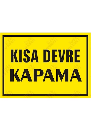 Kısa Devre Kapama Levhası
