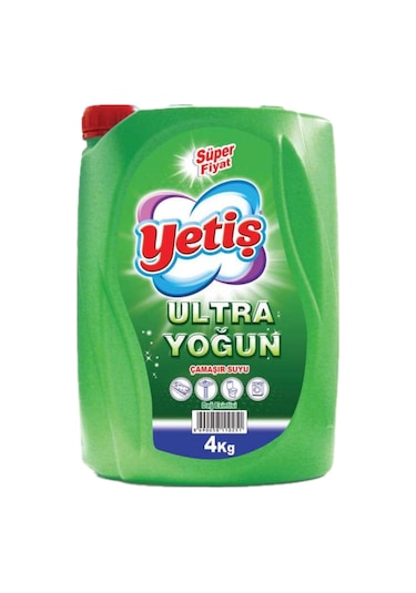 Yetiş Ultra Yoğun Çamaşır Suyu Dağ Esintisi 4 KG